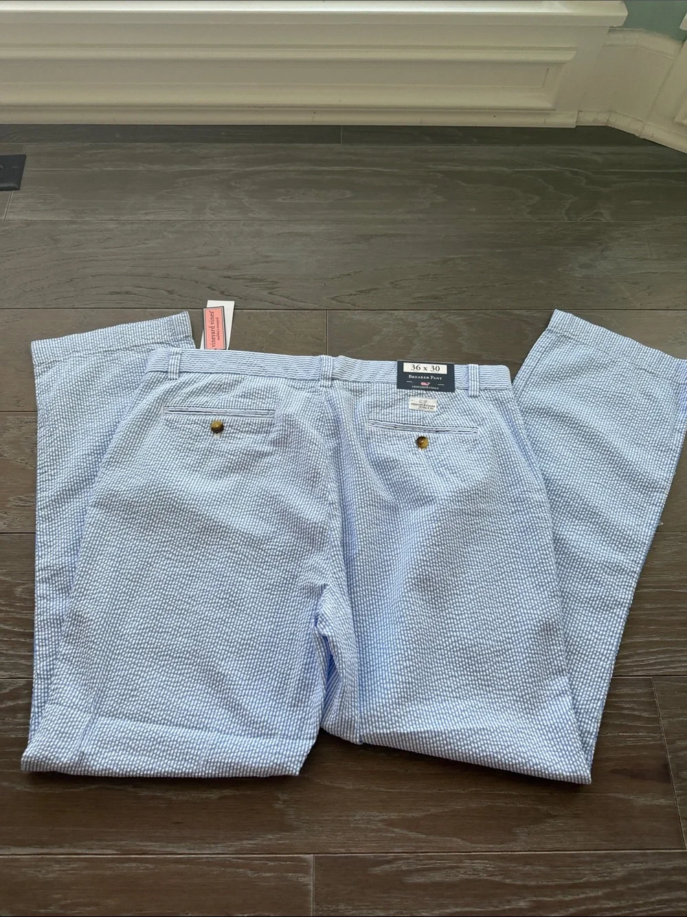 Vineyard Vines Light Blue Seersucker Chinos